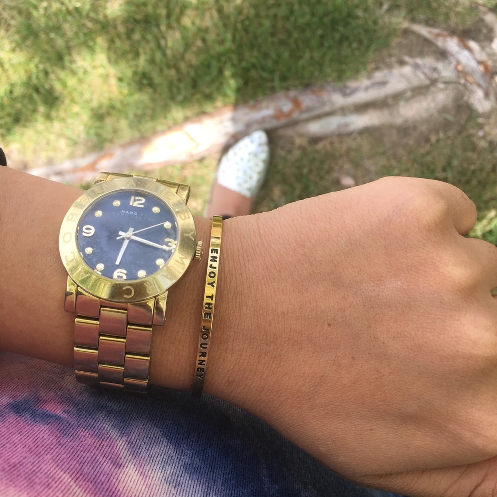 “Enjoy the Journey” Cuff from Mantraband.